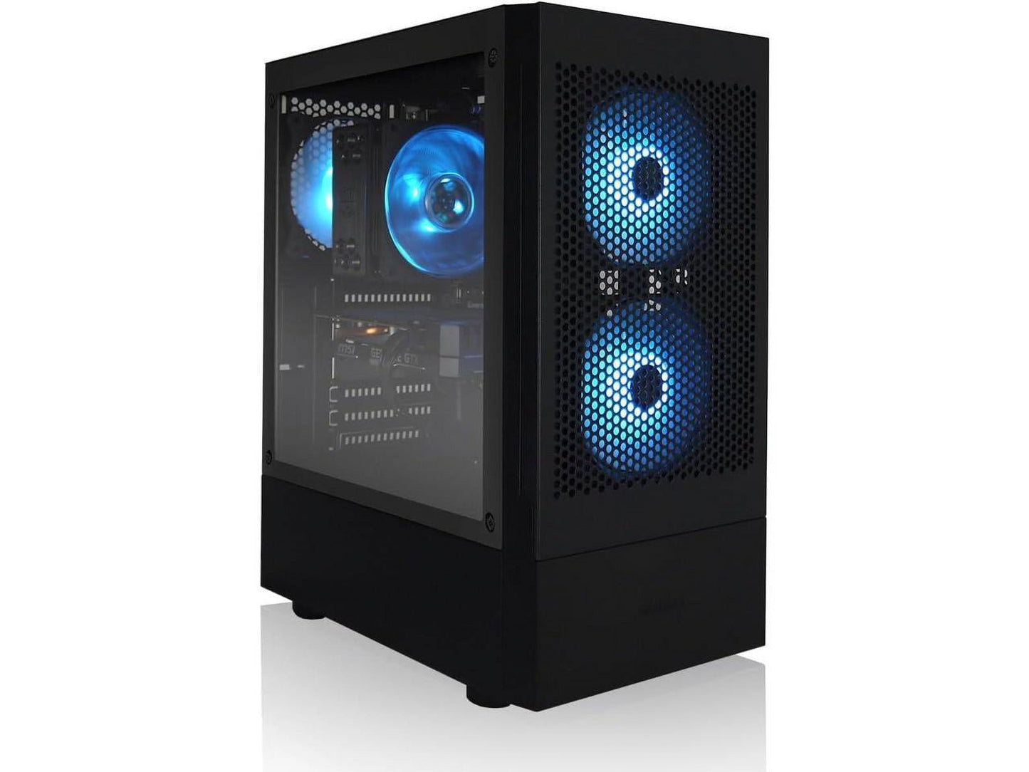 Max Gaming PC, AMD Ryzen 5 5600G 6-Core 4.4 Ghz Max Boost, AMD Radeon Vega 7 (GPU Upgrade Ready up to RTX 4070), 16GB 3200Mhz DDR4, 1TB M.2 Nvme SSD, Hyper 212 RGB Cooler, Windows 11, Wi-Fi/Ac