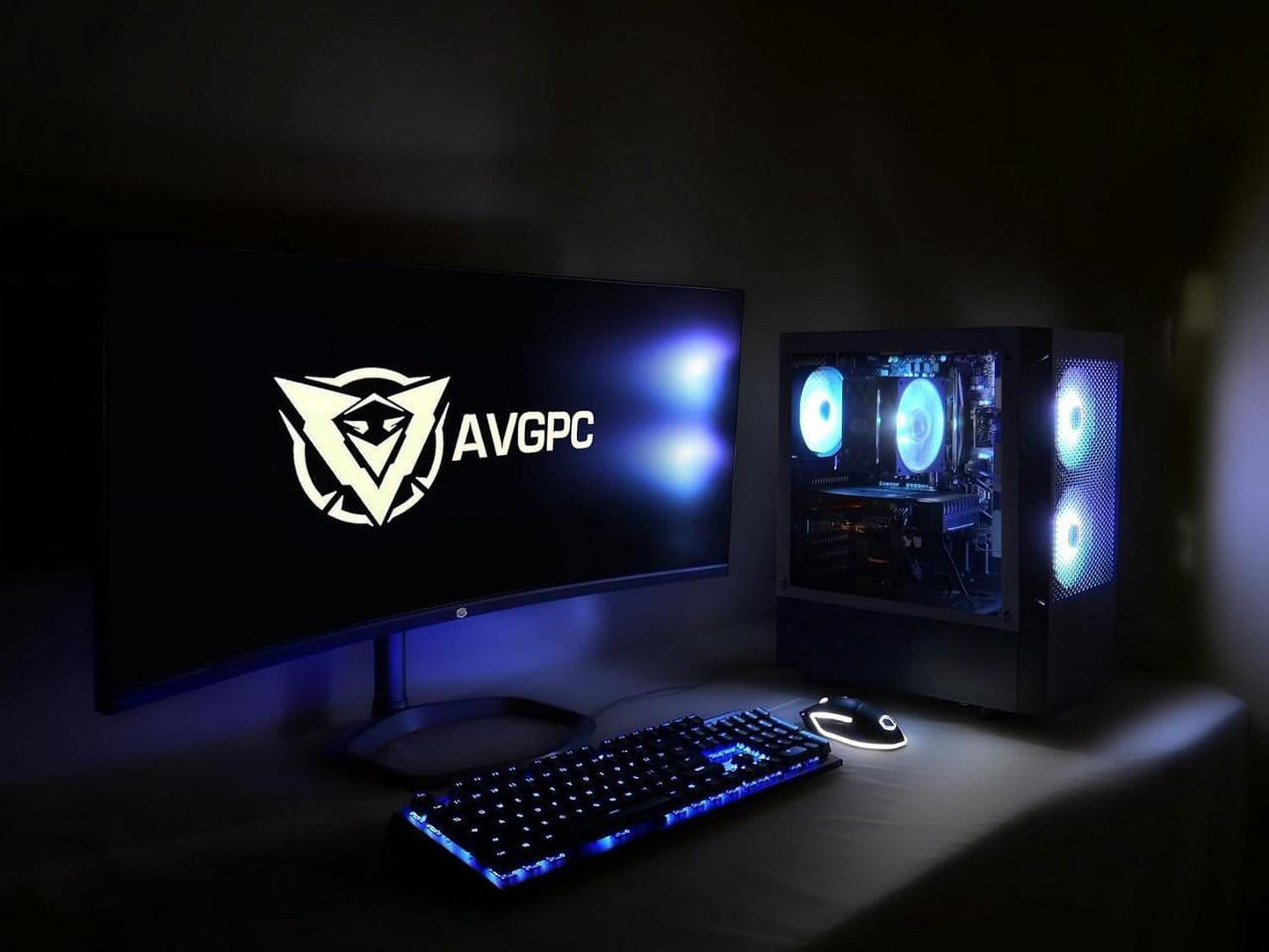 Max Gaming PC, AMD Ryzen 5 5600G 6-Core 4.4 Ghz Max Boost, AMD Radeon Vega 7 (GPU Upgrade Ready up to RTX 4070), 16GB 3200Mhz DDR4, 1TB M.2 Nvme SSD, Hyper 212 RGB Cooler, Windows 11, Wi-Fi/Ac